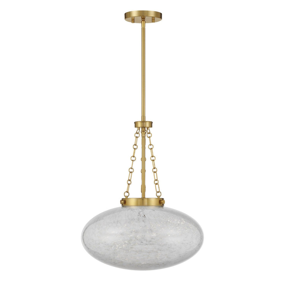 Savoy House - 7-1740-1-322 - One Light Pendant - Willow - Warm Brass