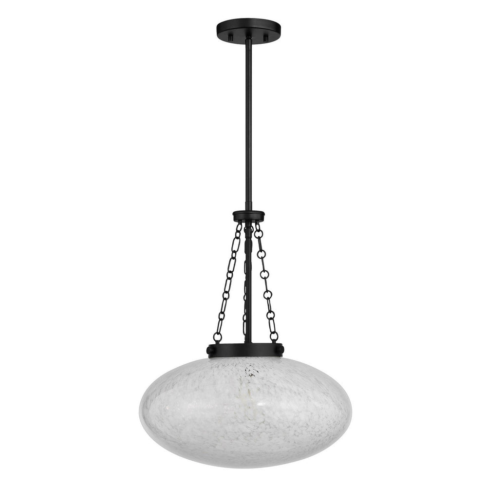 Savoy House - 7-1740-1-89 - One Light Pendant - Willow - Matte Black