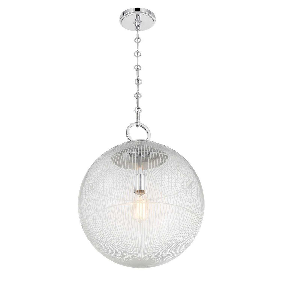 Savoy House - 7-1840-1-11 - One Light Pendant - Cabot - Chrome