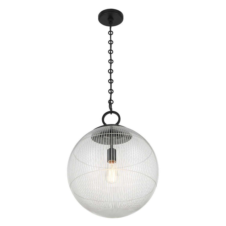 Savoy House - 7-1840-1-89 - One Light Pendant - Cabot - Matte Black