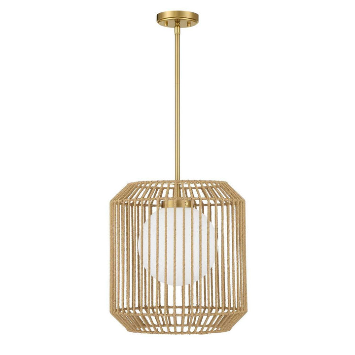 Savoy House - 7-2040-1-322 - One Light Pendant - Pastis - Warm Brass