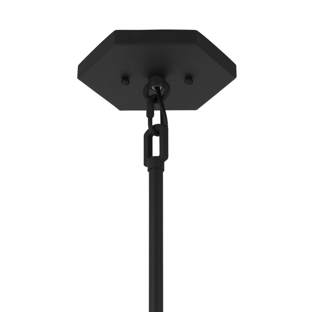 Orleans Six Light Pendant in Black Cashmere Savoy House