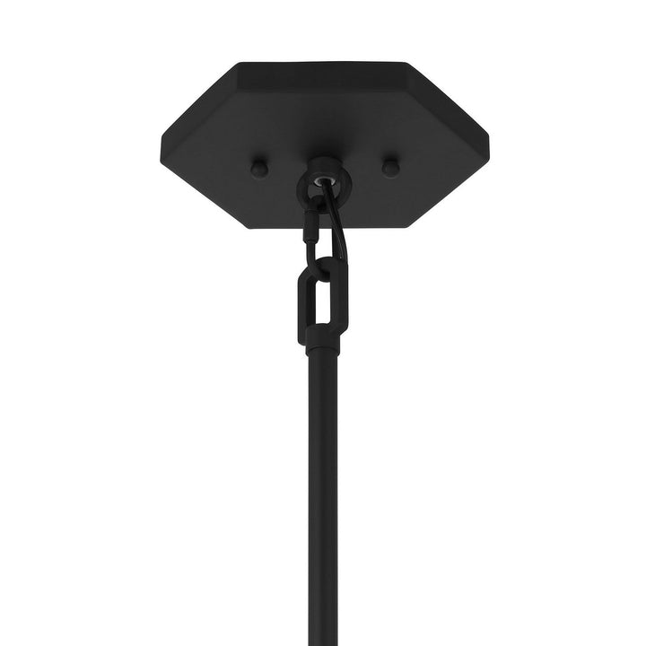 Orleans Six Light Pendant in Black Cashmere Savoy House