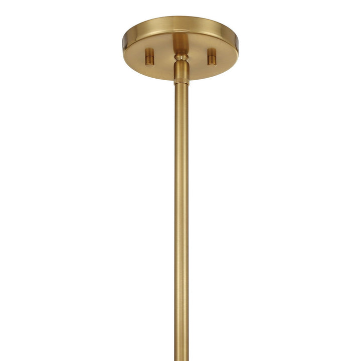 Antolini Five Light Pendant in Warm Brass Savoy House