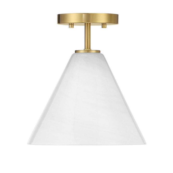 Blair One Light Mini-Pendant in Warm Brass Savoy House