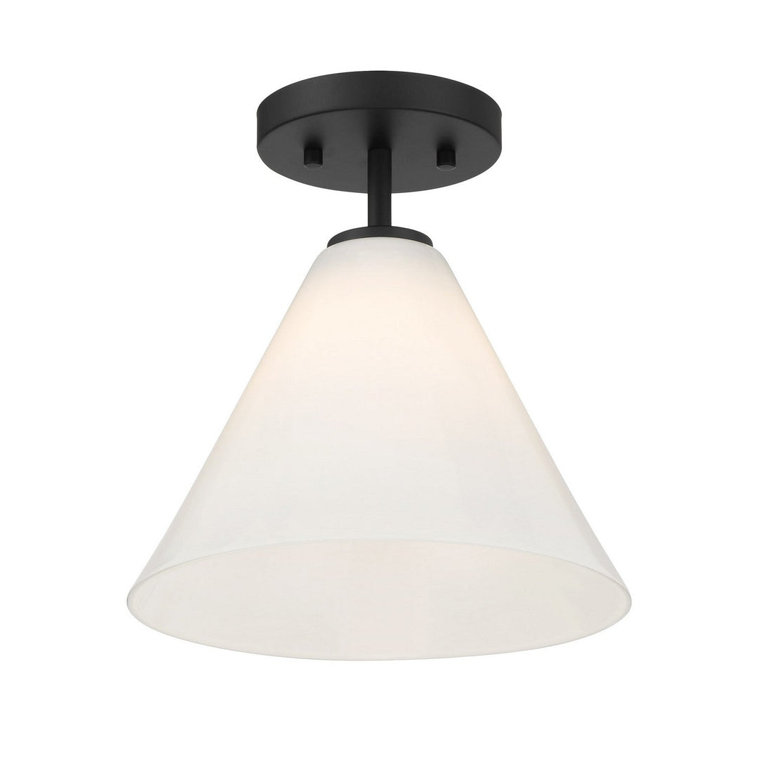 Blair One Light Mini-Pendant in Matte Black Savoy House