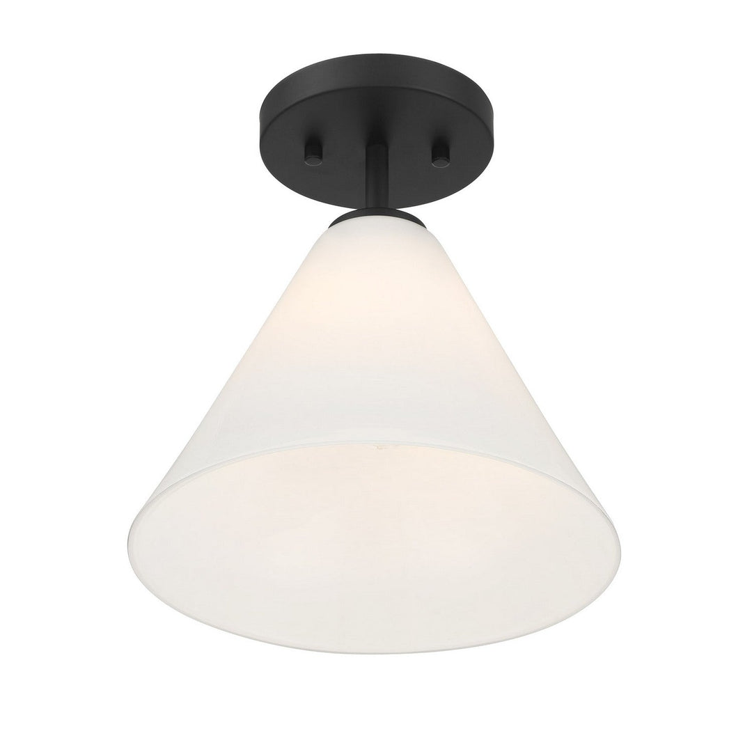 Blair One Light Mini-Pendant in Matte Black Savoy House