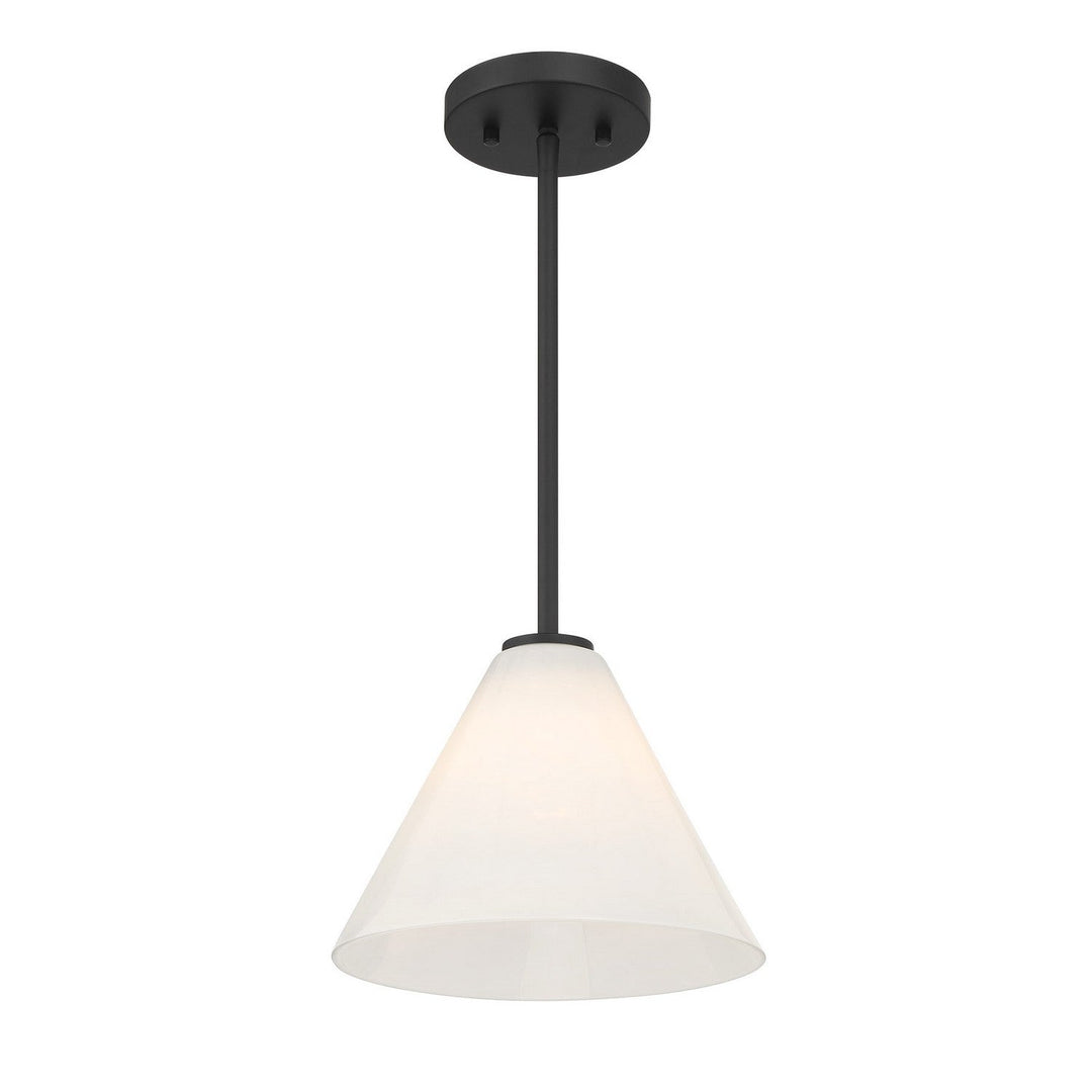 Blair One Light Mini-Pendant in Matte Black Savoy House