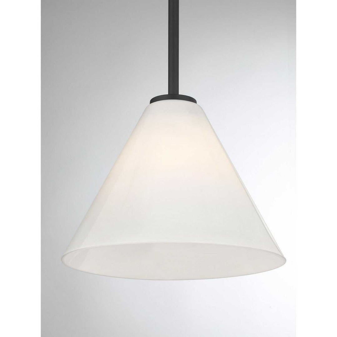 Blair One Light Mini-Pendant in Matte Black Savoy House