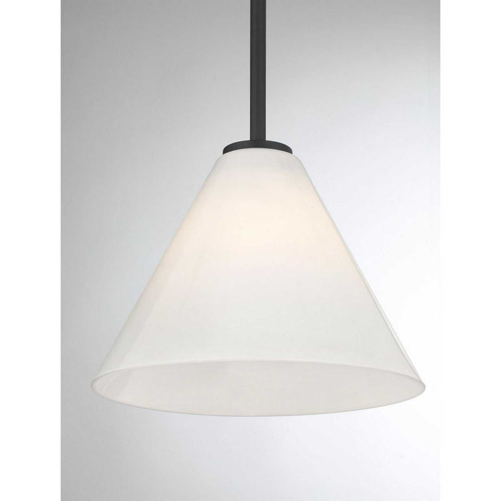 Blair One Light Mini-Pendant in Matte Black Savoy House