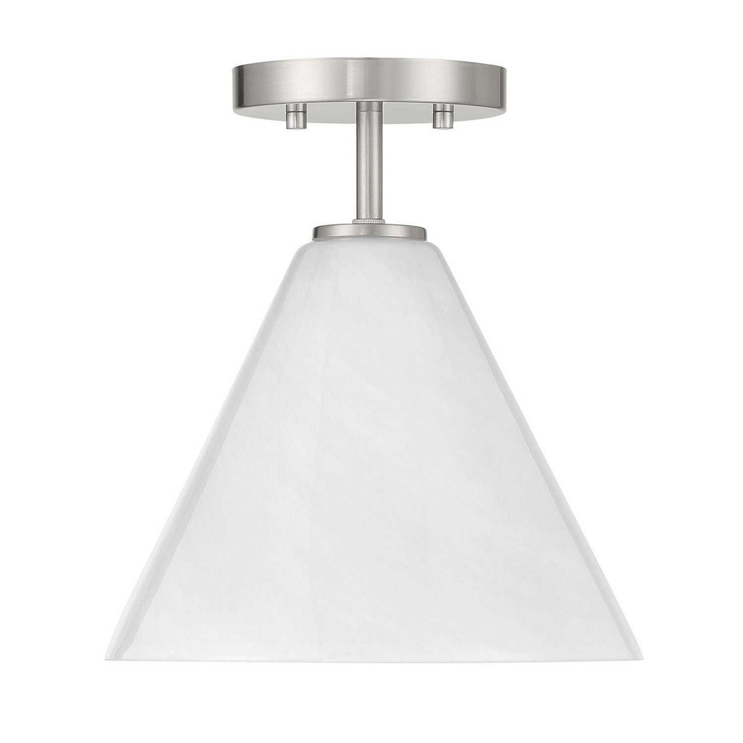 Blair One Light Mini-Pendant in Satin Nickel Savoy House