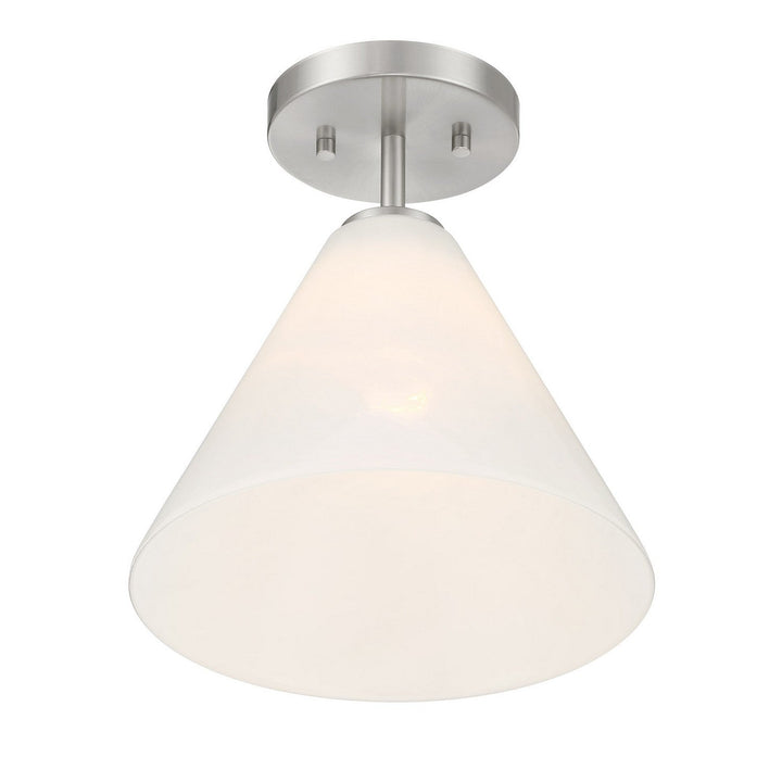 Blair One Light Mini-Pendant in Satin Nickel Savoy House