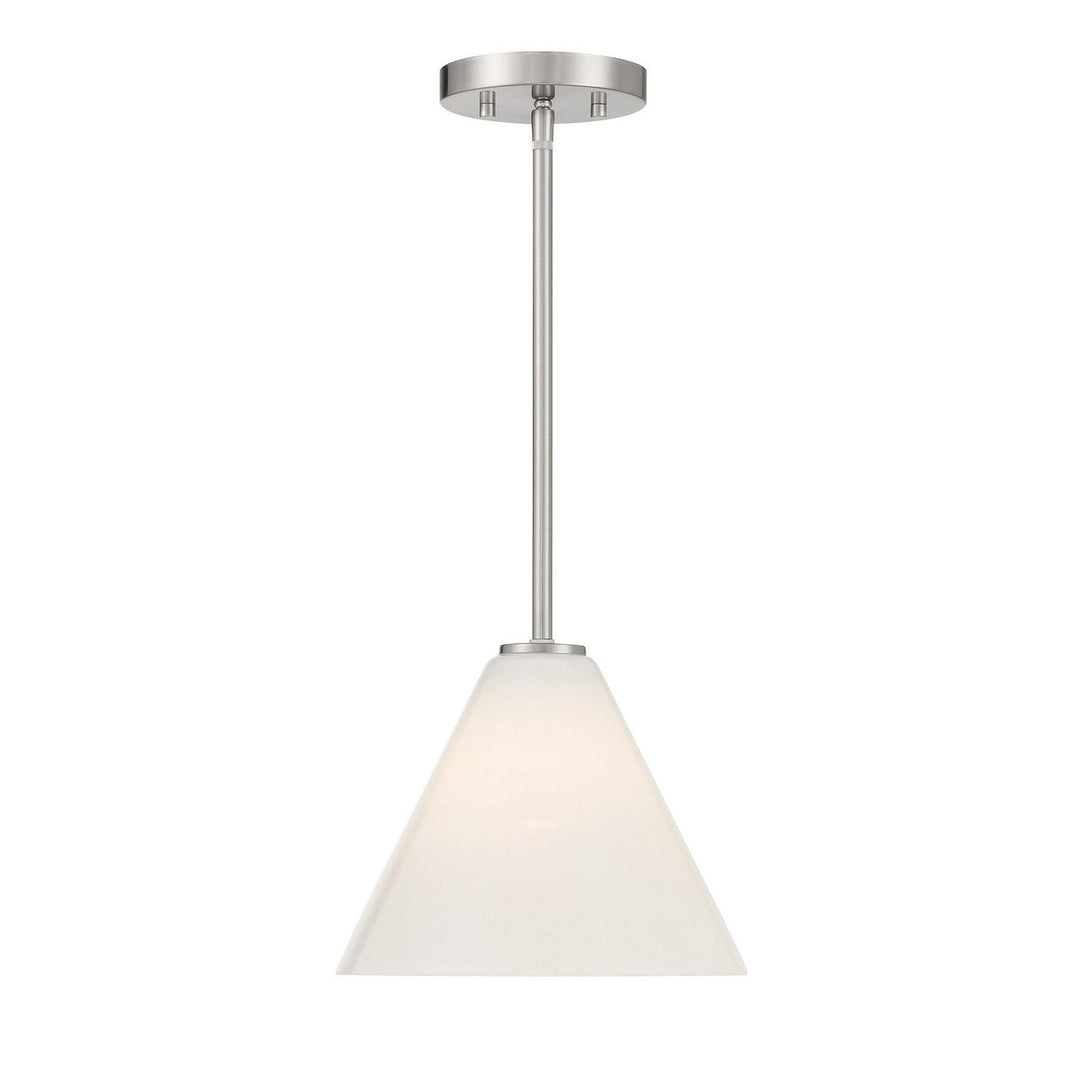 Blair One Light Mini-Pendant in Satin Nickel Savoy House