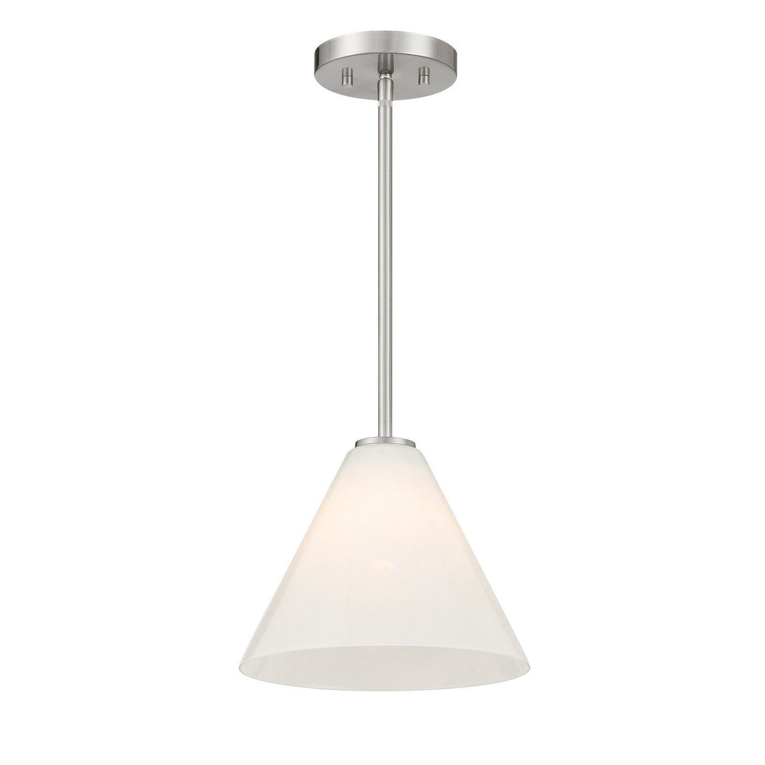Blair One Light Mini-Pendant in Satin Nickel Savoy House