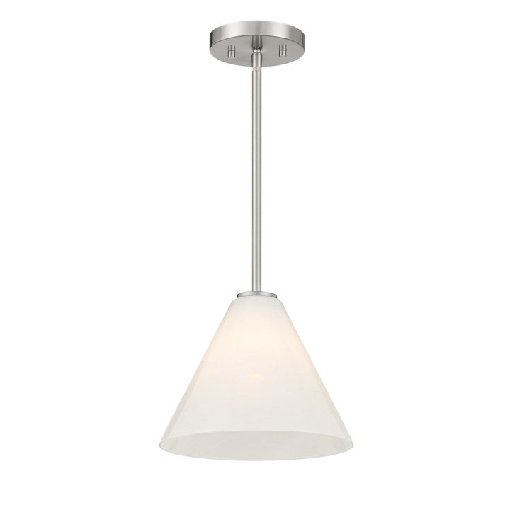 Blair One Light Mini-Pendant in Satin Nickel Savoy House