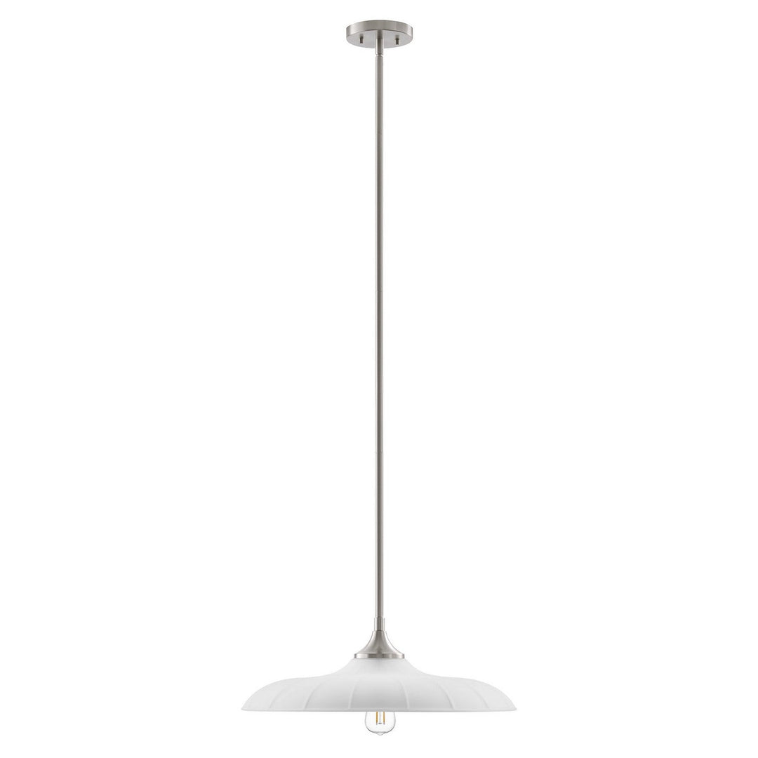 Savoy House - 7-4286-1-SN - One Light Pendant - Hadley - Satin Nickel