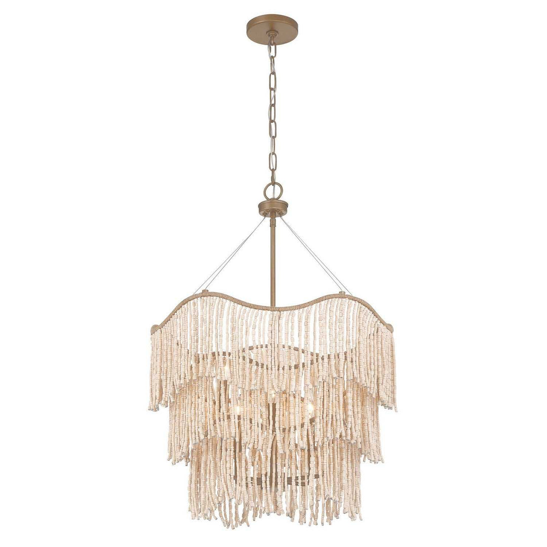 Melia Six Light Pendant in Cypress Savoy House