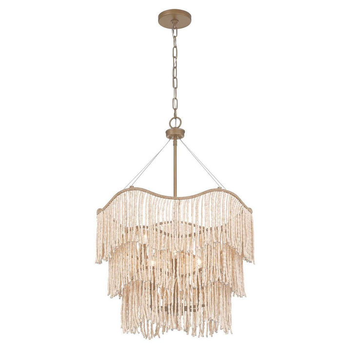 Melia Six Light Pendant in Cypress Savoy House