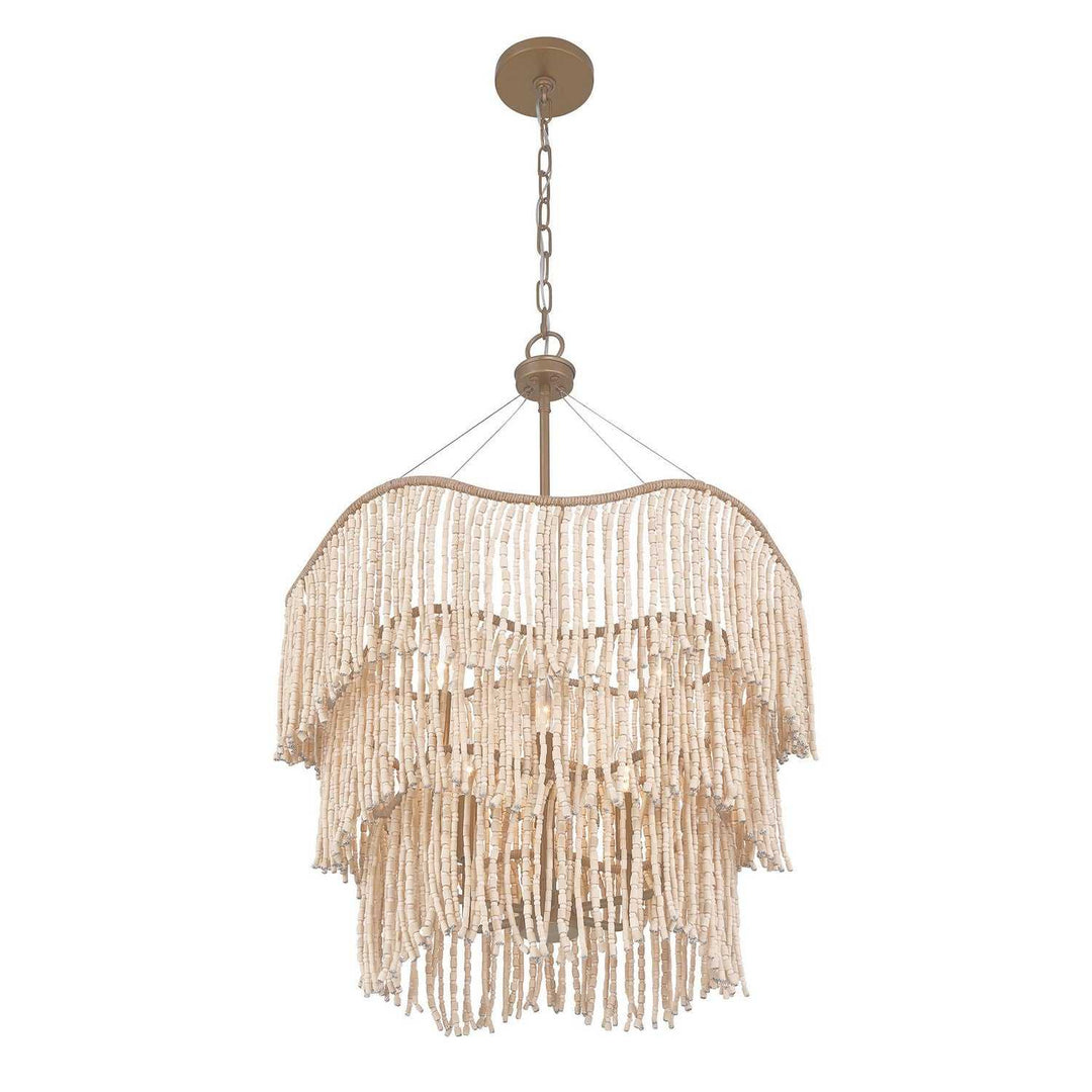 Melia Six Light Pendant in Cypress Savoy House