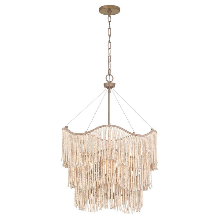 Melia Six Light Pendant in Cypress Savoy House