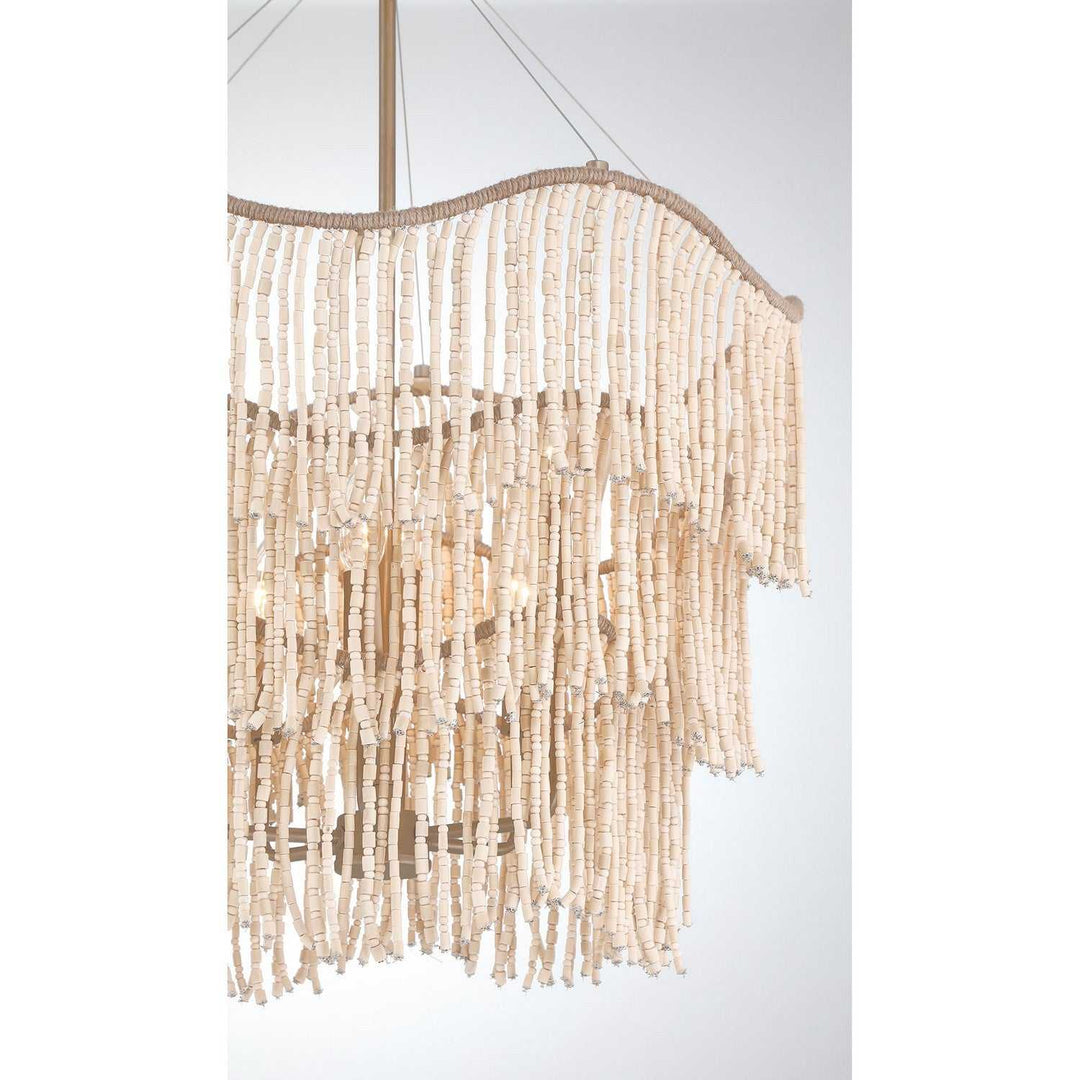 Melia Six Light Pendant in Cypress Savoy House