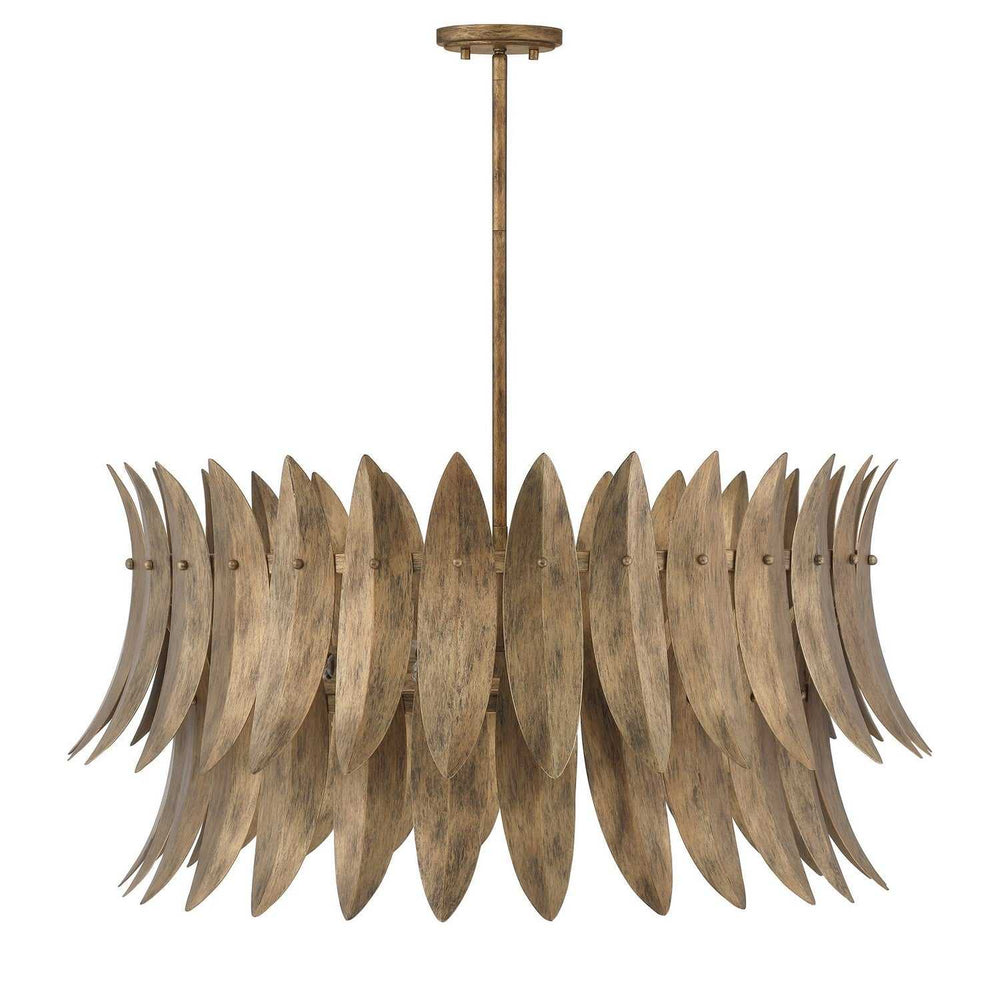 Sanctuary Eight Light Pendant in Coronado Savoy House