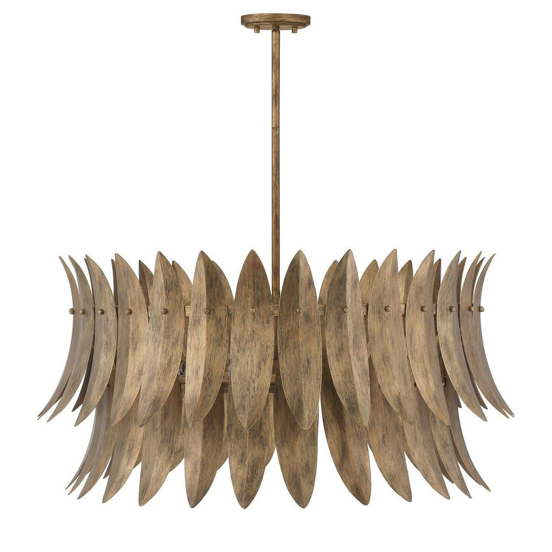 Sanctuary Eight Light Pendant in Coronado Savoy House