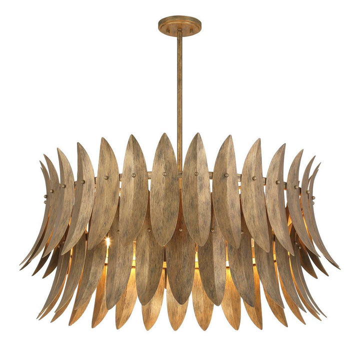 Sanctuary Eight Light Pendant in Coronado Savoy House