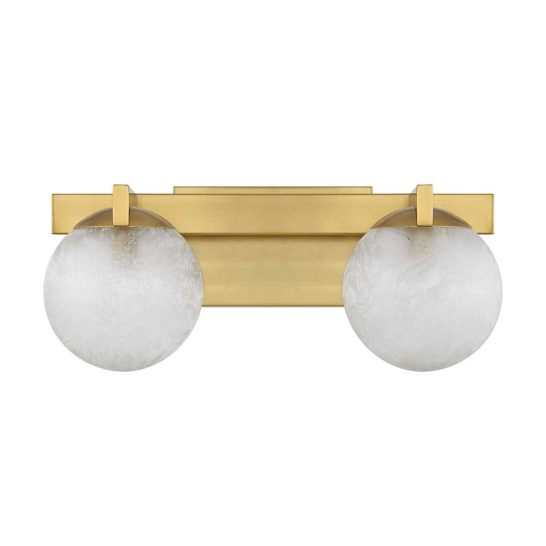 Savoy House - 8-1017-2-322 - Two Light Bathroom Vanity - Darien - Warm Brass