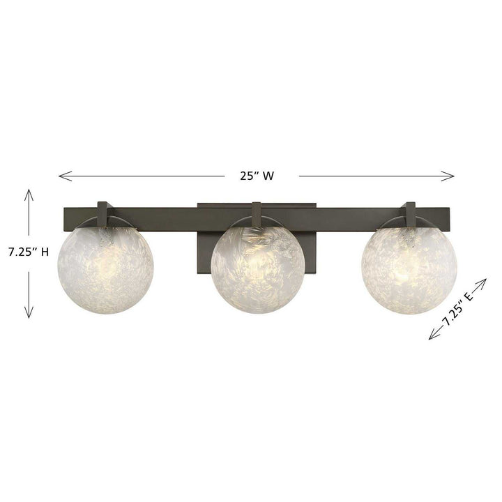 Savoy House - 8-1017-3-15 - Three Light Bathroom Vanity - Darien - Mediterranean Bronze