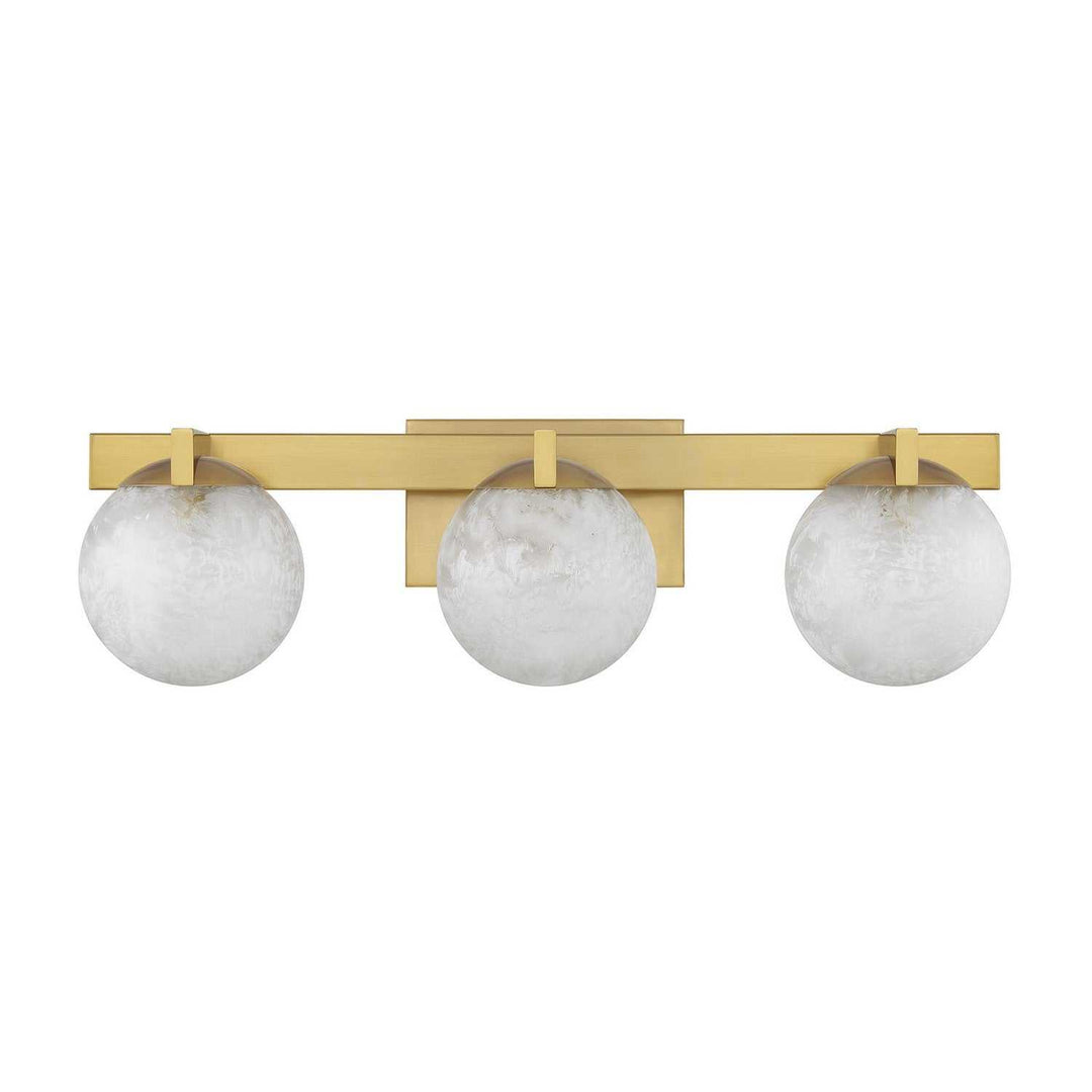 Savoy House - 8-1017-3-322 - Three Light Bathroom Vanity - Darien - Warm Brass