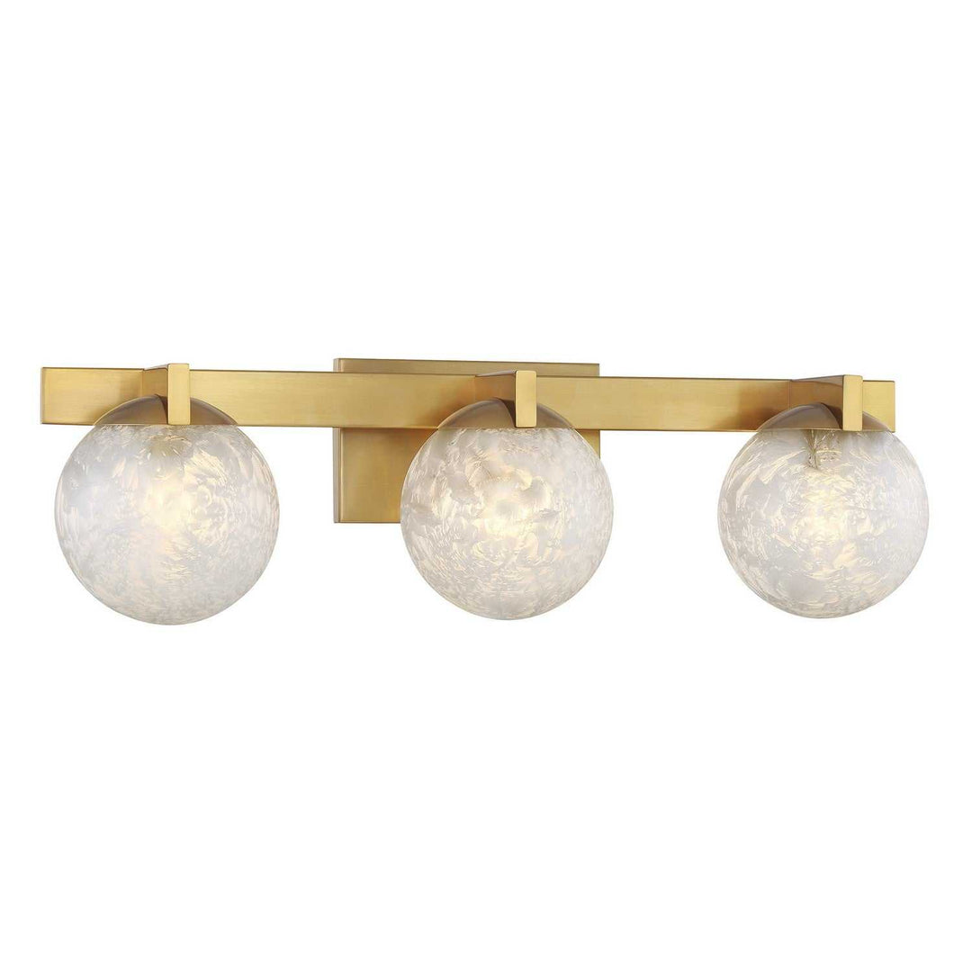 Savoy House - 8-1017-3-322 - Three Light Bathroom Vanity - Darien - Warm Brass