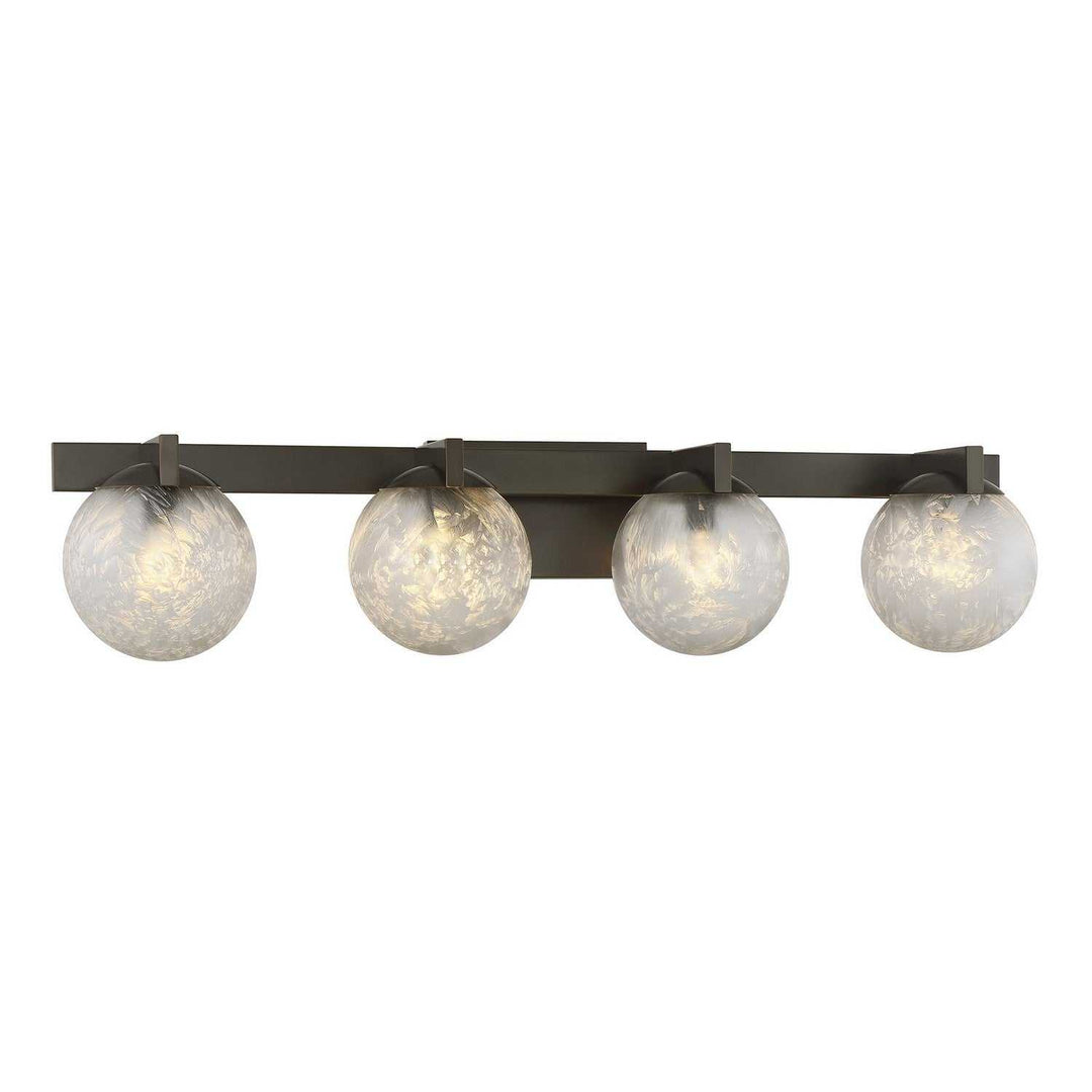 Savoy House - 8-1017-4-15 - Four Light Bathroom Vanity - Darien - Mediterranean Bronze