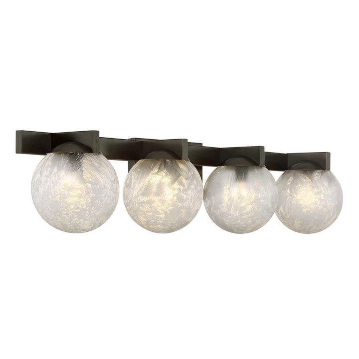Savoy House - 8-1017-4-15 - Four Light Bathroom Vanity - Darien - Mediterranean Bronze