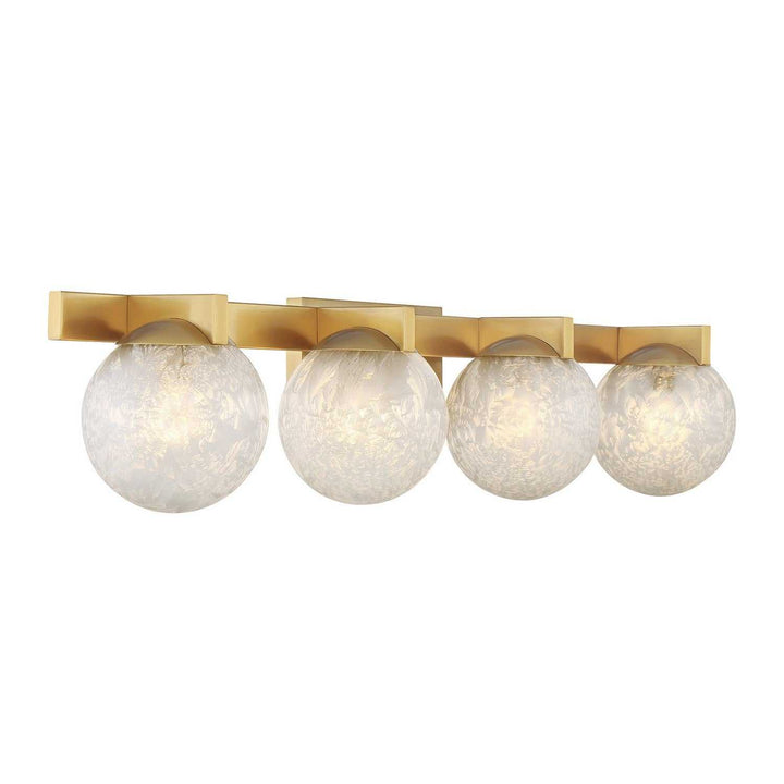 Savoy House - 8-1017-4-322 - Four Light Bathroom Vanity - Darien - Warm Brass