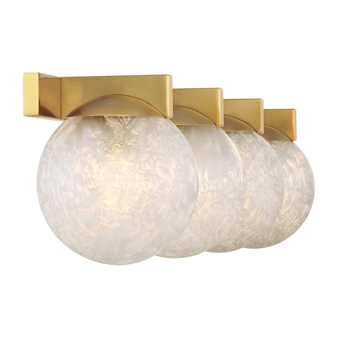 Savoy House - 8-1017-4-322 - Four Light Bathroom Vanity - Darien - Warm Brass