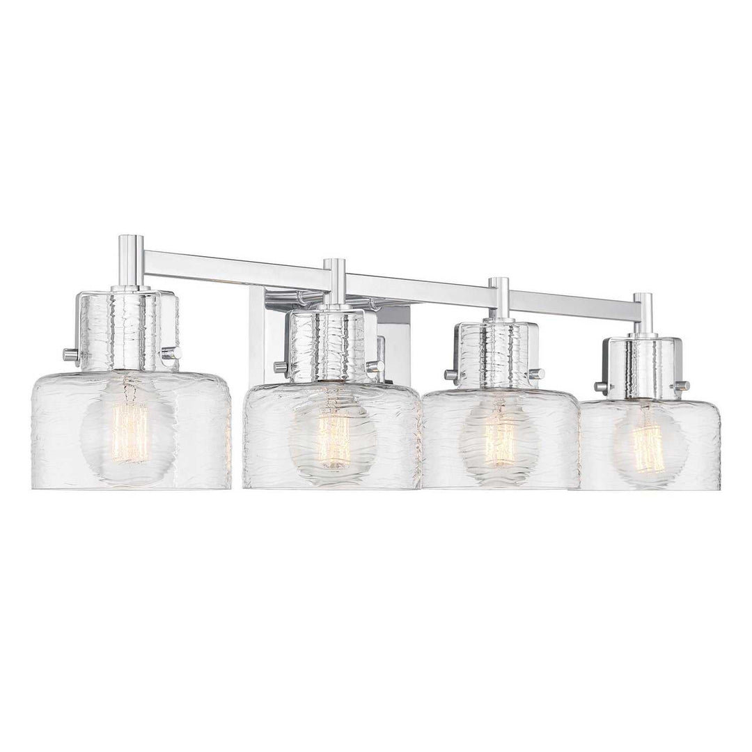 Dover Four Light Bathroom Vanity in Chrome Savoy House