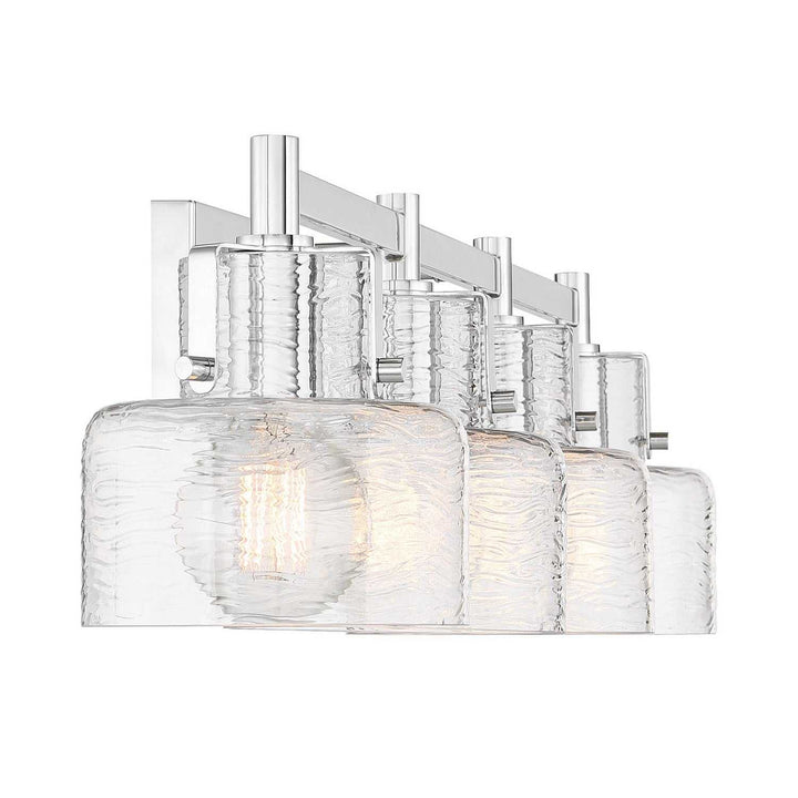 Dover Four Light Bathroom Vanity in Chrome Savoy House