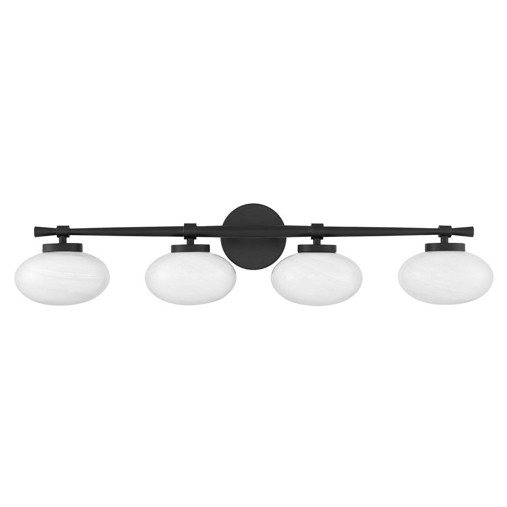 Barrow Four Light Bathroom Vanity in Matte Black Savoy House