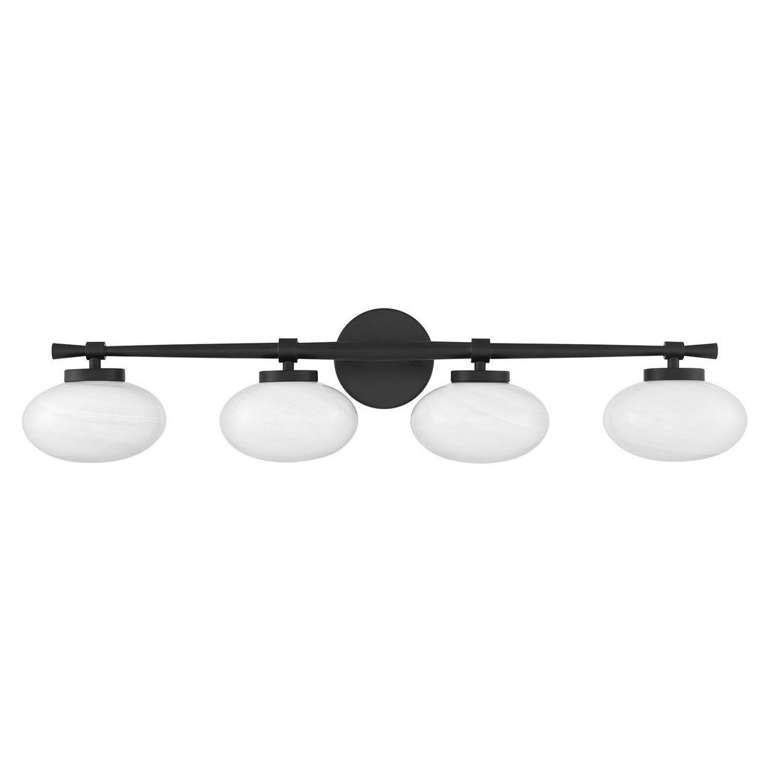 Barrow Four Light Bathroom Vanity in Matte Black Savoy House