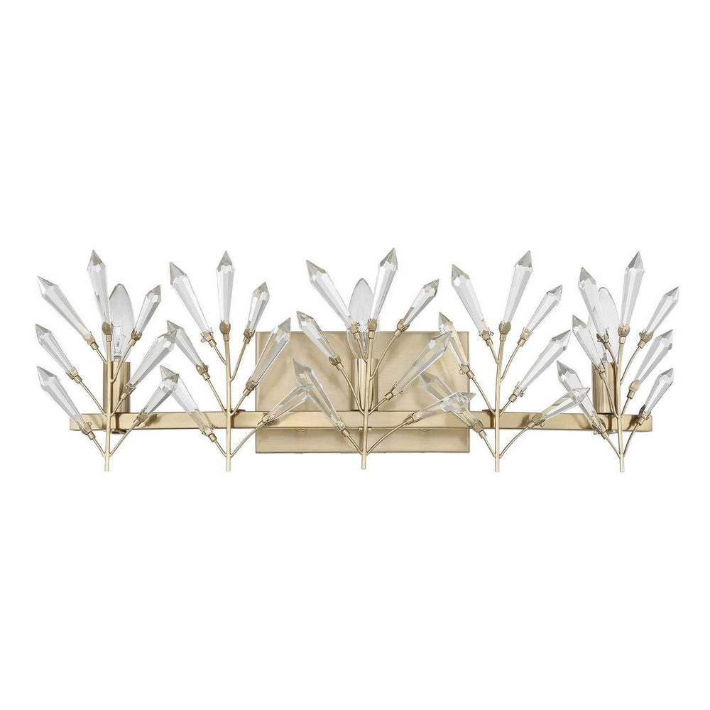 Orianna Three Light Bathroom Vanity in Noble Brass Savoy House