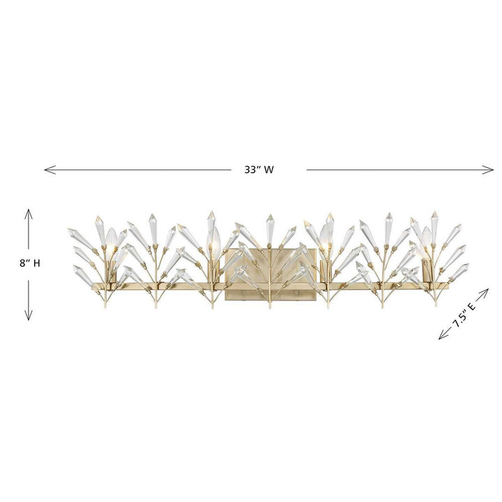 Savoy House - 8-4075-4-127 - Four Light Bathroom Vanity - Orianna - Noble Brass