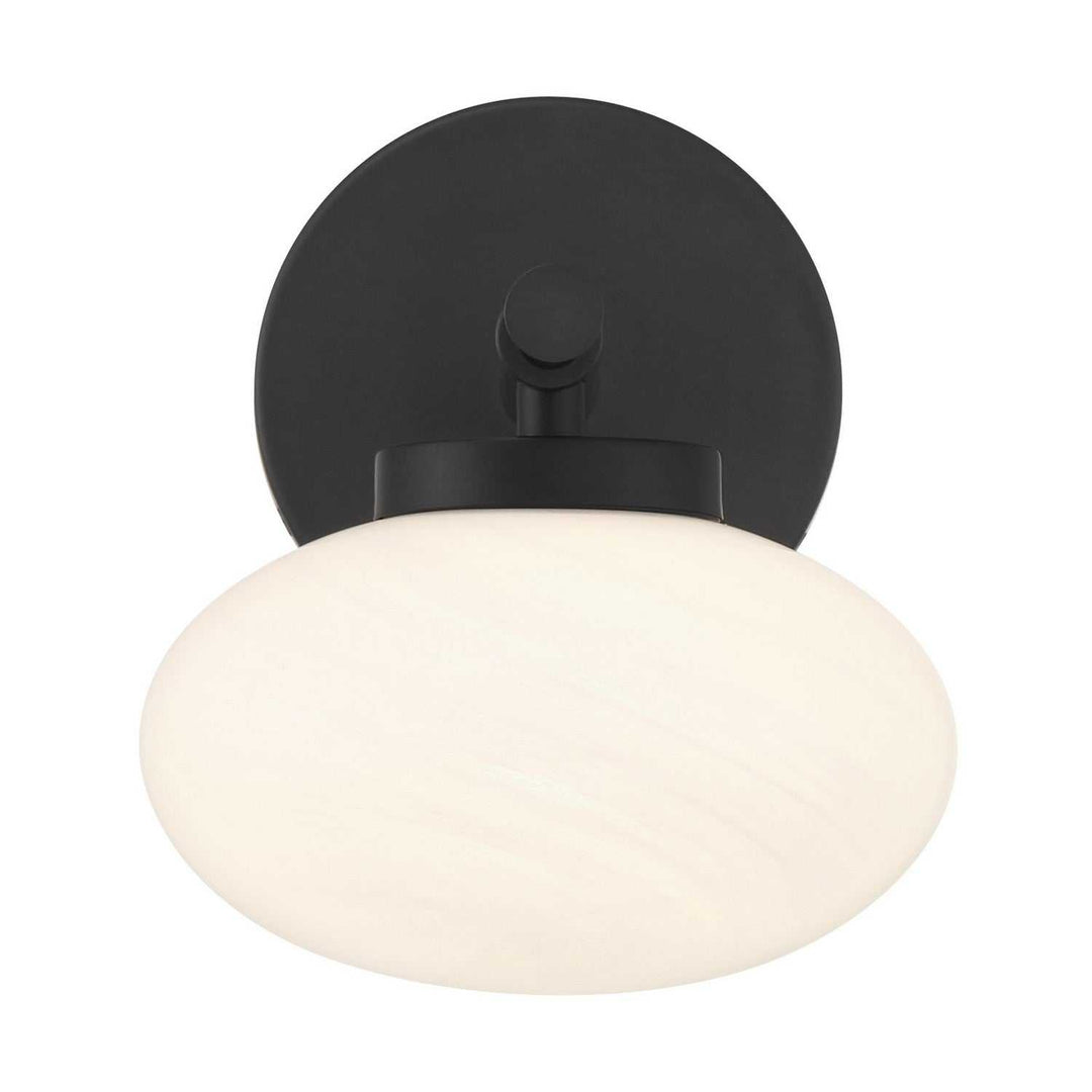 Savoy House - 9-1050-1-BK - One Light Wall Sconce - Barrow - Matte Black