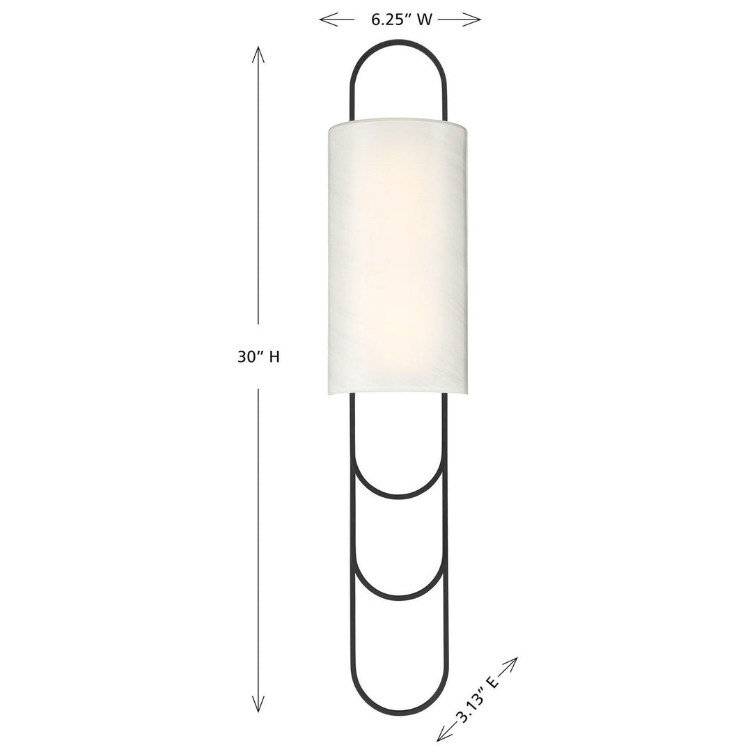 Savoy House - 9-1051-1-89 - LED Wall Sconce - Tartine - Matte Black