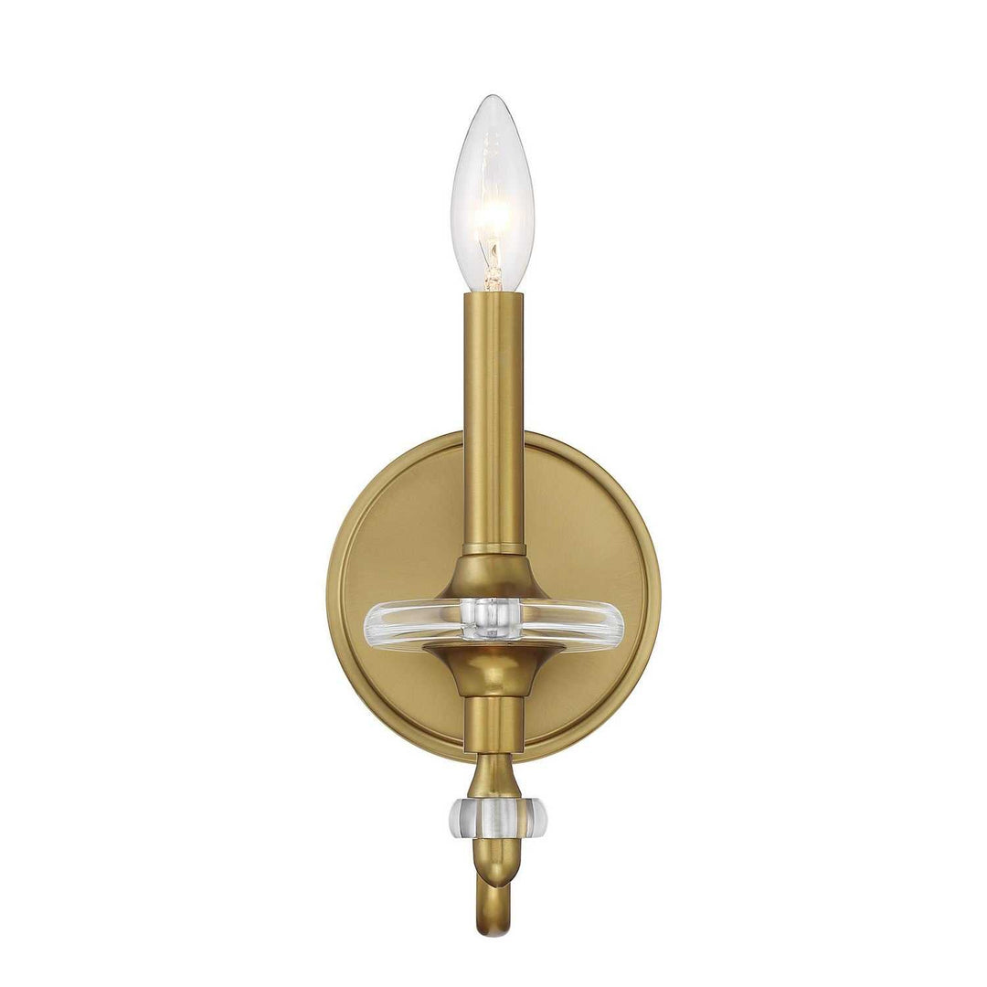 Savoy House - 9-1360-1-322 - One Light Wall Sconce - Champlain - Warm Brass