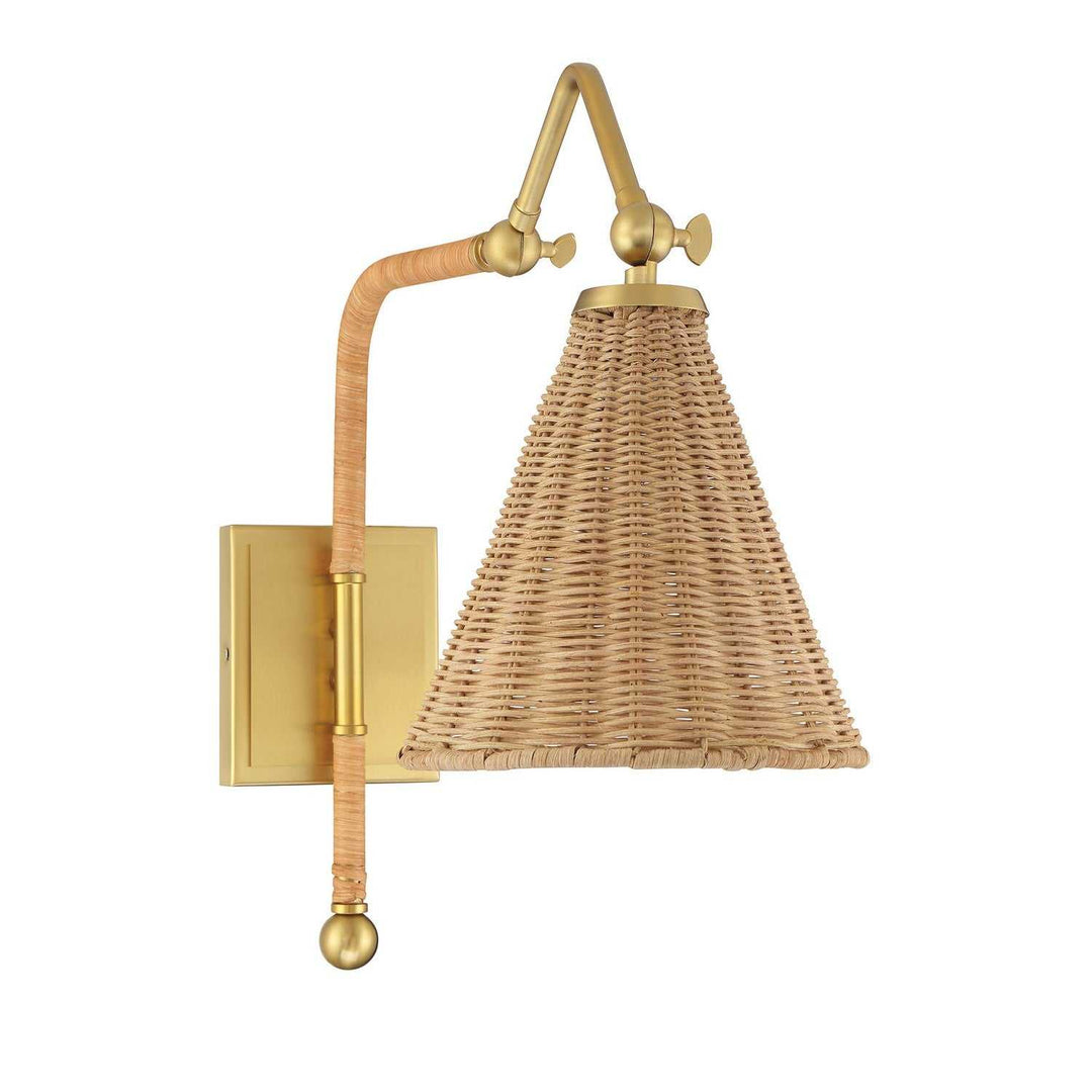 Savoy House - 9-1499-1-322 - One Light Wall Sconce - Linell - Warm Brass