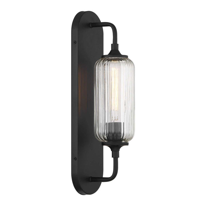 Savoy House - 9-3024-1-BK - One Light Wall Sconce - Holton - Matte Black