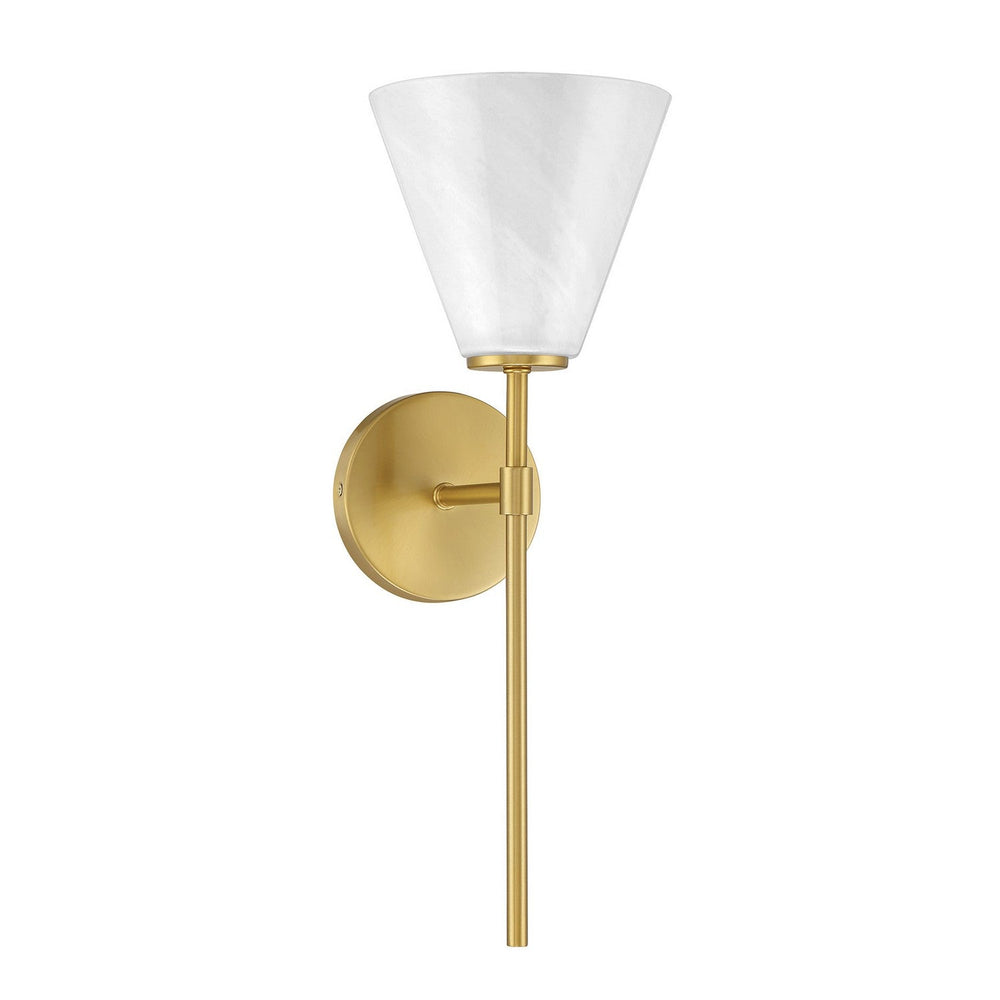 Blair One Light Wall Sconce in Warm Brass Savoy House