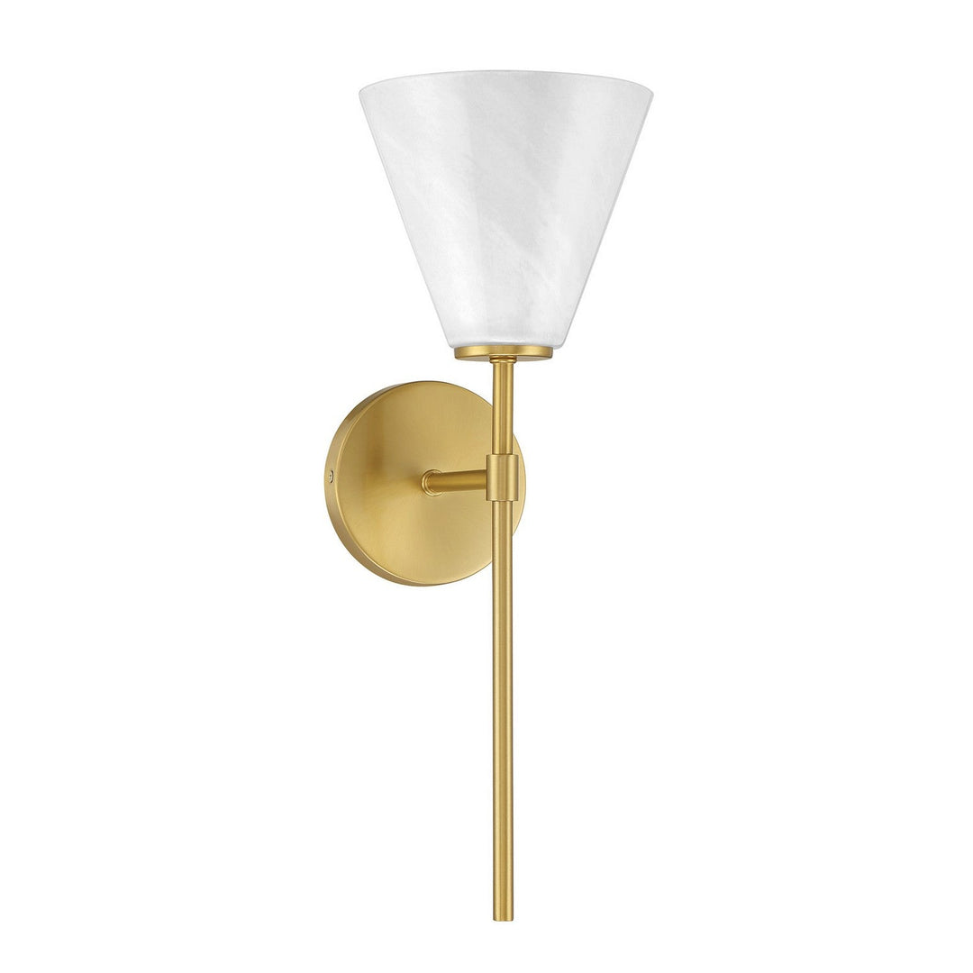 Blair One Light Wall Sconce in Warm Brass Savoy House