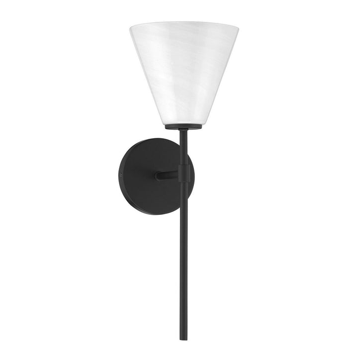 Blair One Light Wall Sconce in Matte Black Savoy House